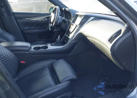 2018 Infiniti Q50 3.0T Red Sport 400 from USA, damaged, VIN JN1FV7AP7JM460950